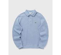 Lacoste Ribbed Cotton Polo Collar Sweatshirt men Polos blue in Größe:S