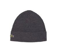 Lacoste - Rippstrick-Mütze - Mütze-Beanie grau
