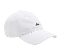 Lacoste Herren Cap RK0491, Männer Schirmmütze,Visor Cap,Oben offen,Tennis,Golf,Regular Fit,Weiß,TU (Einheitsgröße)