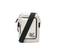 Lacoste Roland Garros Edition Contrast Print Vertical Messenger Bag - farine sinople - Grün