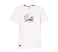 Lacoste - "Roland Garros Edition" T-Shirt für Herren/Damen Unisex, Regulär (Weiß) 2XS
