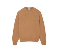 Lacoste - Roll-Neck Sweater In Carded Wool - Größe 7 - beige