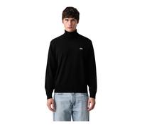 Lacoste - Rollkragenpullover aus Baumwolljersey - - Knitwear - Herren - Schwarzk - S