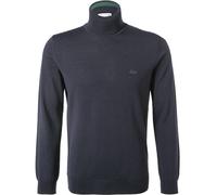 LACOSTE Rollkragenpullover Herren Regular Fit Wolle blau, 58 (3XL)