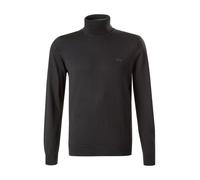 LACOSTE Rollkragenpullover Herren Regular Fit Wolle schwarz, 60 (4XL)