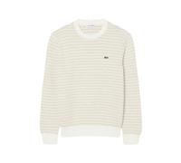 Lacoste - Rundhals-Strickpullover - - Knitwear - Herren - Beige - L
