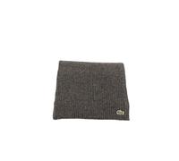 Lacoste Strickschal aus Wolle, grau, Einheitsgröße