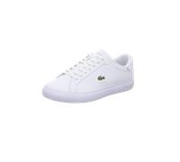 Lacoste - Schnürhalbschuh modisch/sportlich WHITE/GLOSS-LOG-MARZ - Gr. - 44.5 EU | 10 UK