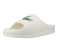 Lacoste Serve Slide 2.0 Herren Sandalen, Off Wht Dk Grn, 43 EU