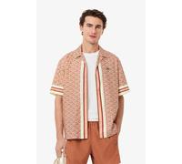 Lacoste Shortsleeve Woven Shirt Latte/iberis-crystal Größe: 39 | Casual hemden Outlet | Herren