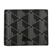 Lacoste The Blend Geldbörse 11 cm allover monogram noir gris