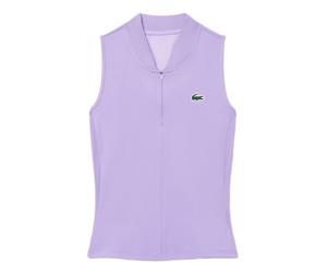 Lacoste Sleeveless Stretch Dual Fabric Tennis - purple (S)