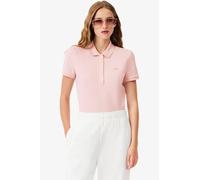 Lacoste Slim Fit Damen Poloshirt pink, Einfarbig