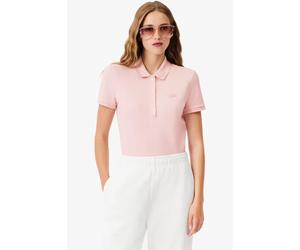 Lacoste Slim Fit Damen Poloshirt pink, Einfarbig