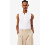 Lacoste Slim Fit Damen Poloshirt weiss, Einfarbig