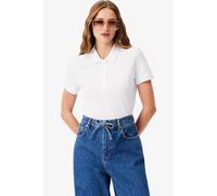 Lacoste Slim Fit Damen Poloshirt weiss, Einfarbig