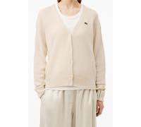 Lacoste Slim Fit Damen Pullover ecru, Einfarbig