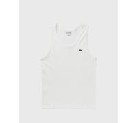 Lacoste Slim Fit Ribbed Cotton Tank Top men Tank Tops white in Größe:S