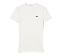 Lacoste Basic Damen Kurzarm-T-Shirt weiß - 44