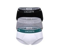 Lacoste Slip 3er Pack Herren Baumwolle grau, L