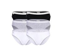 Lacoste Slip 6er Pack Damen Baumwolle mehrfarbig, L