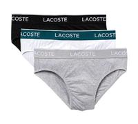 Lacoste - Slips für Herren (3er-Pack) (Schwarz/Weiß/Grau) 2XL
