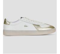Lacoste Baseshot Pro Leather Damen Schuhe weiß gold - 41