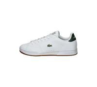 Lacoste Sneaker Leder/Textil Weiß/Grün - 44,5