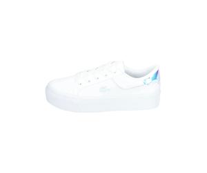 Lacoste Sneaker Leder/Textil Weiß/Pink - 40