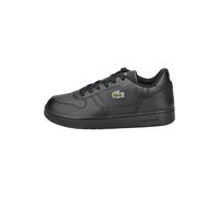 Lacoste Sneaker Lederimitat/Textil Schwarz/Schwarz - 36