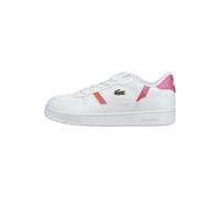 Lacoste Sneaker Lederimitat/Textil Weiß/Pink - 37