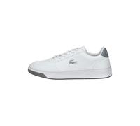 Lacoste Sneaker Lederimitat Weiß/Grau - 42