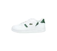 Lacoste Sneaker Lederimitat Weiß/Grün - 36