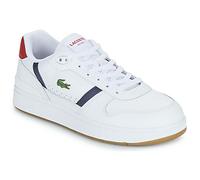 Lacoste T-Clip Set Leder Sneaker weiß marineblau rot - 42