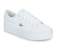 Sneaker LACOSTE "ZIANE PLATFORM 124 2 CFA" Gr. 36, weiß (wht, gld) Schuhe Sneaker (38157445-36)