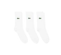 Lacoste Socken Lacoste Long Cotton Blend Jersey Socks White EUR 35-38