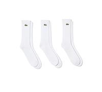 Lacoste Sport Unisex RA4182 Socken, Blanc/Blanc-Blanc, 43/46