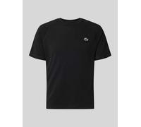 Lacoste Sport Regular Fit Sport-T-Shirt mit Logo-Detail in Black, Größe L