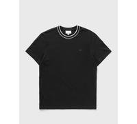 Lacoste STRETCH PIQUÉ STRIPE COLLAR T-SHIRT men Shortsleeves black in Größe:L