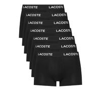 Lacoste Stretchcotton Trunk Boxershorts Herren (7er Pack) 5H2385, Farbe:Schwarz 031, Textil:M