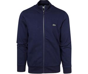 Lacoste Strickjacke Full Zip Dunkelblau - Größe 3XL Dunkelblau 3XL