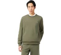 Lacoste Stripe Band Fleece Sweatshirt Herren L Olivgrün