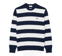 Lacoste Classic Fit Pullover weiss/blau, Gestreift