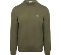 Lacoste Sweater Crewneck Olive - Größe S Grün S
