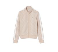 Lacoste Paris Monogram Full Zip Sweatshirt beige weiß - L