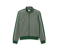 Lacoste Paris Monogram Full Zip Sweatshirt grün weiß - XXL