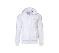 Lacoste Sweatjacke Herren Baumwolle weiß, 5XL