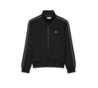 Lacoste Sweatjacke mit Logo Applikation in Schwarz, Größe XL