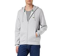 Lacoste Colorblock Full Zip Kapuzenjacke hellgrau - M