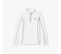 Lacoste - Sweatshirt für Damen,Geschichtet - TennisSchmal (Weiß/Grün) EU 36 / UK 8